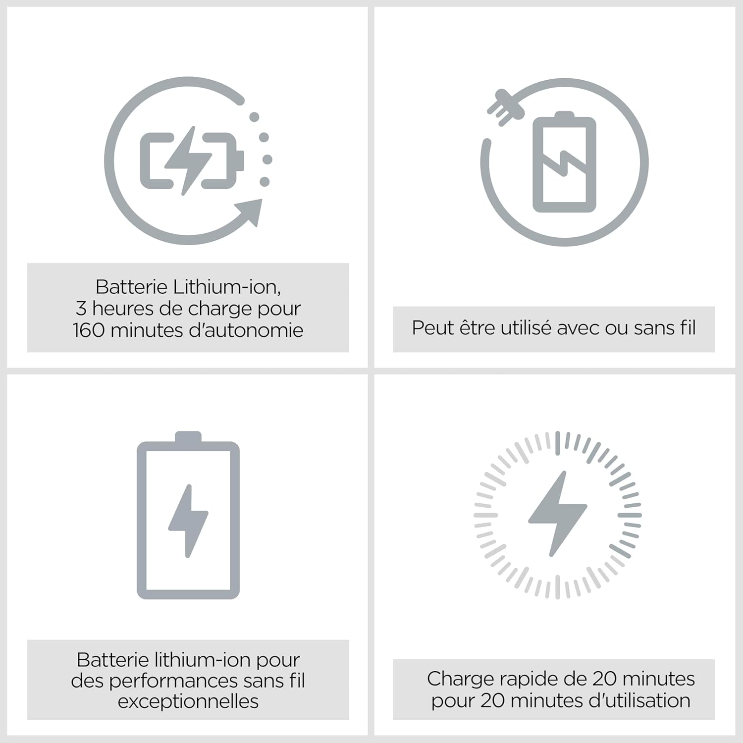 BaByliss - Tondeuse Lithium, pro sans fil, 45 longueurs réglables, E986E