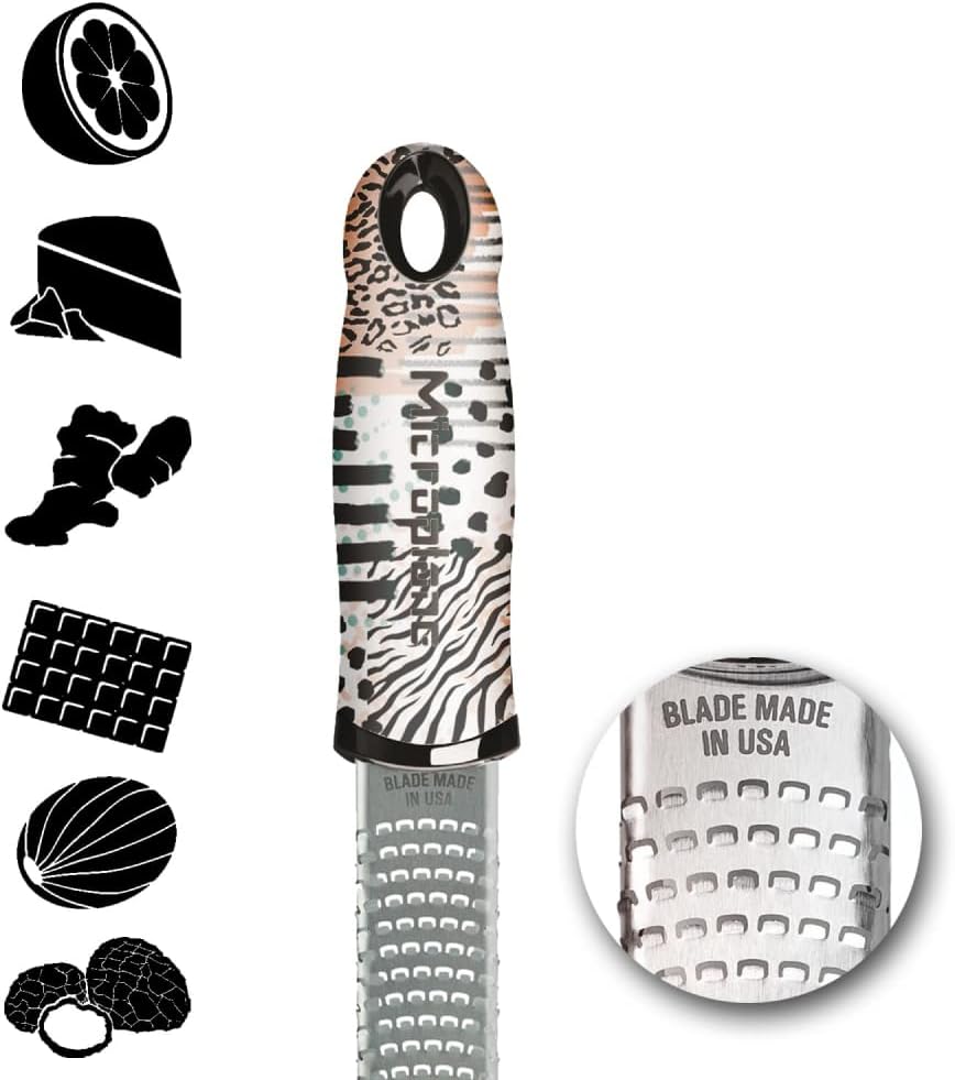 Microplane - Zesteur Safari - lame fine - agrumes, fromage, chocolat