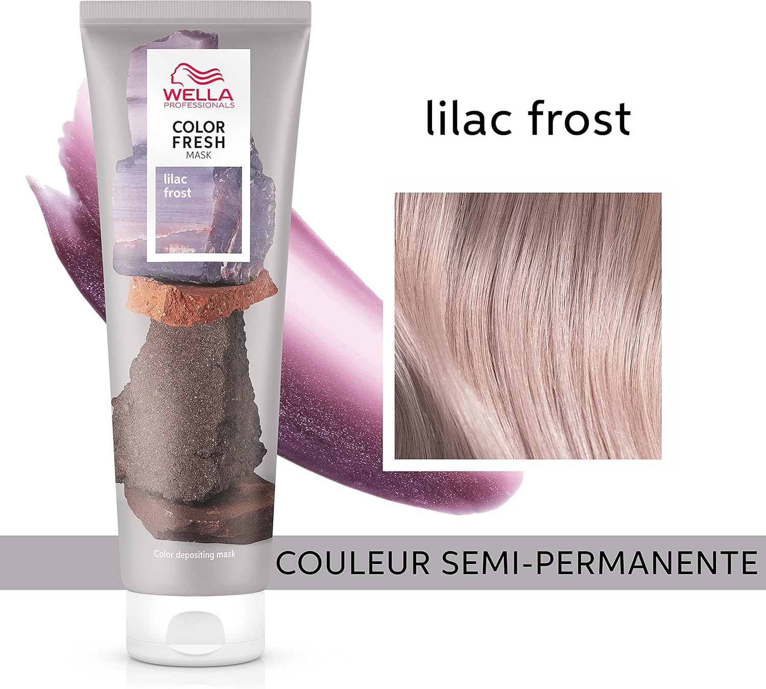 Wella Professionals - Color Fresh Mask - masque coloration temporaire, hydratant, nuances blond châtain cuivre brun, zér