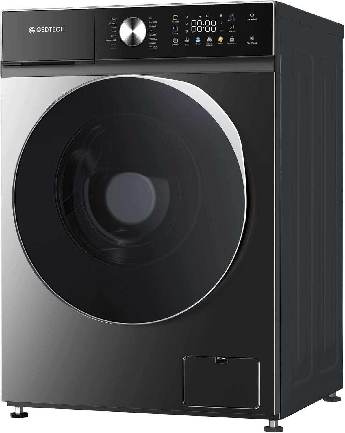 GEDTECH - lave-linge frontal 12kg 1400tr LED eco intensif - GLLPS121400DG