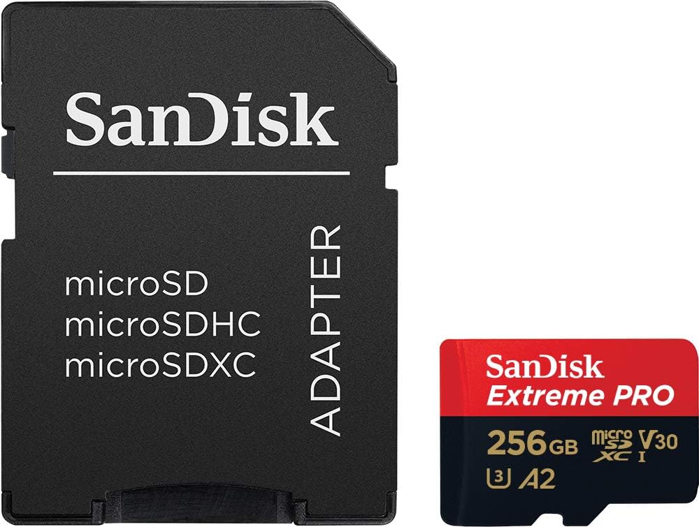 SanDisk - Extreme PRO 256 Go microSDXC - 200 Mo/s, UHS-I, U3, Class 10
