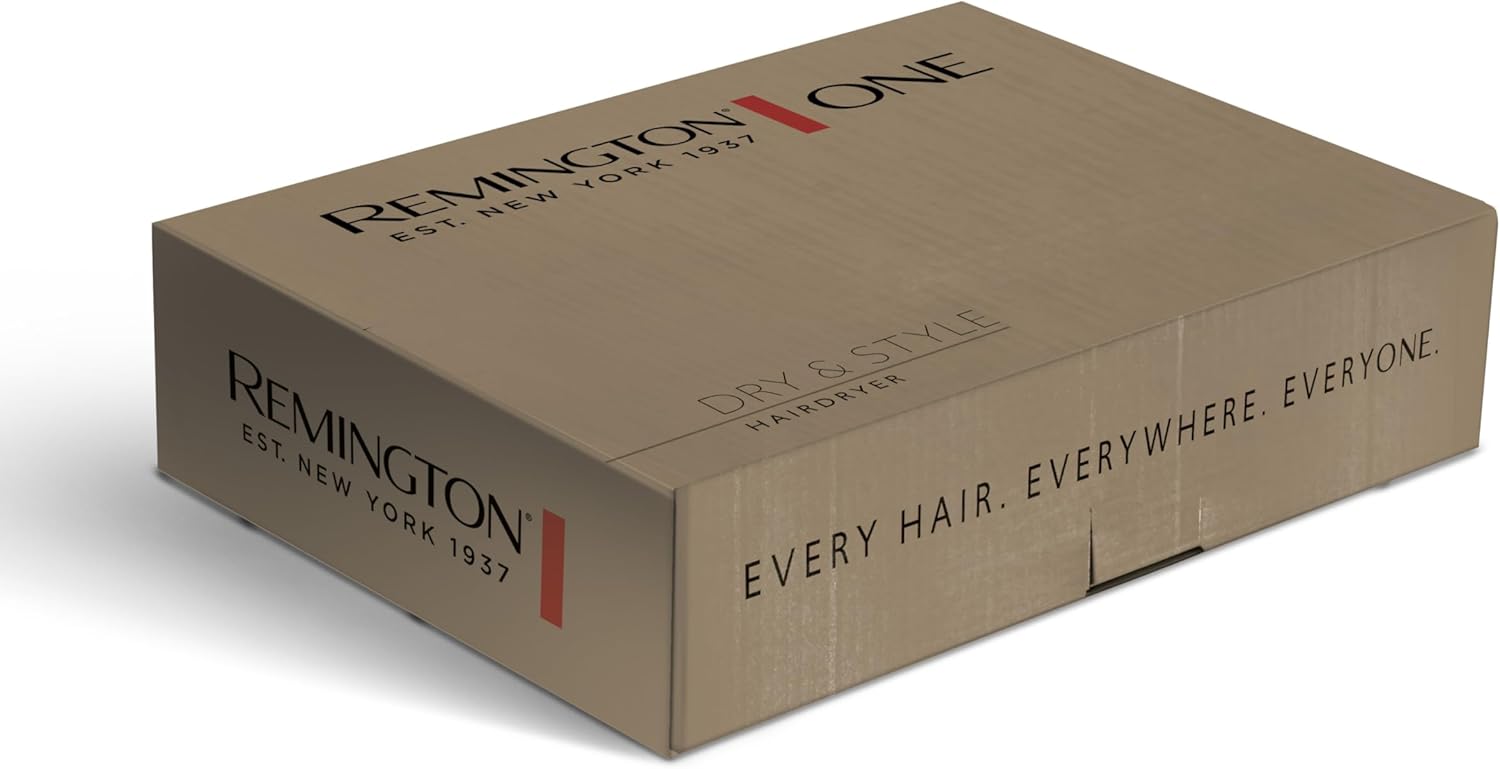 Remington - ONE Dry&Style - sèche-cheveux 2000W, 5 embouts, ions, D6078