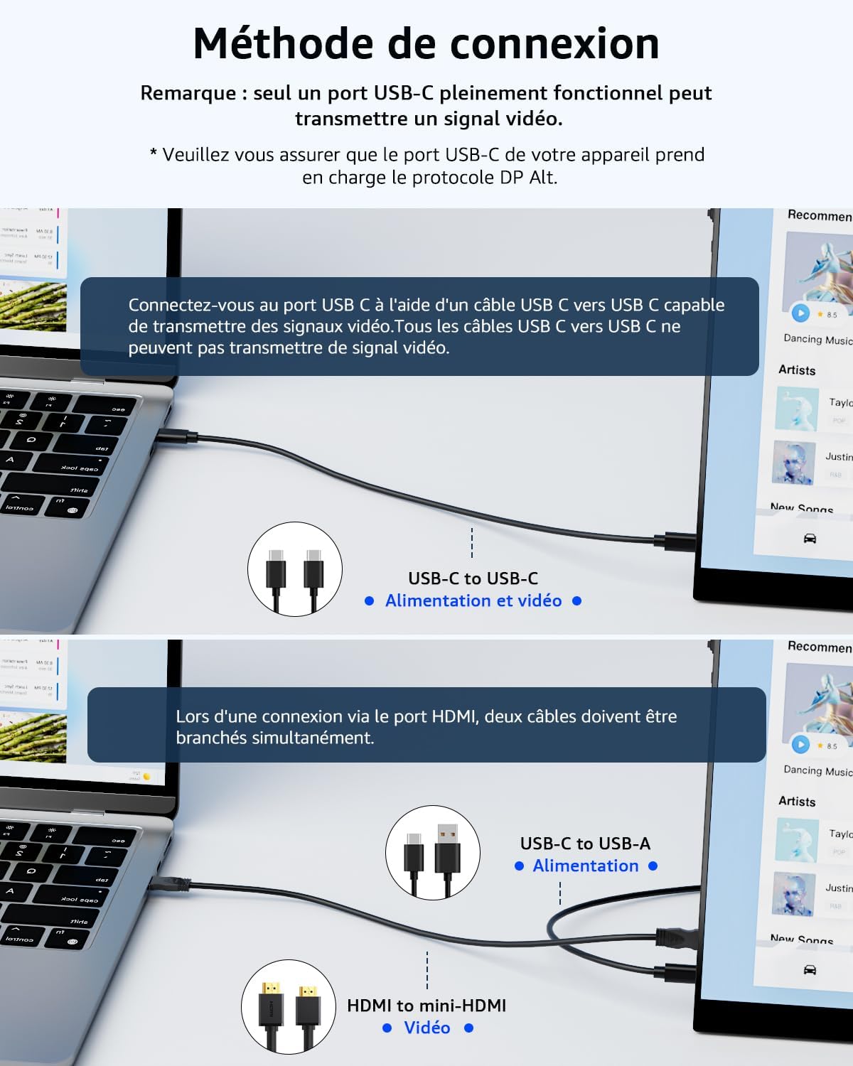 Yodoit - Écran portable série FHD - 15.6
