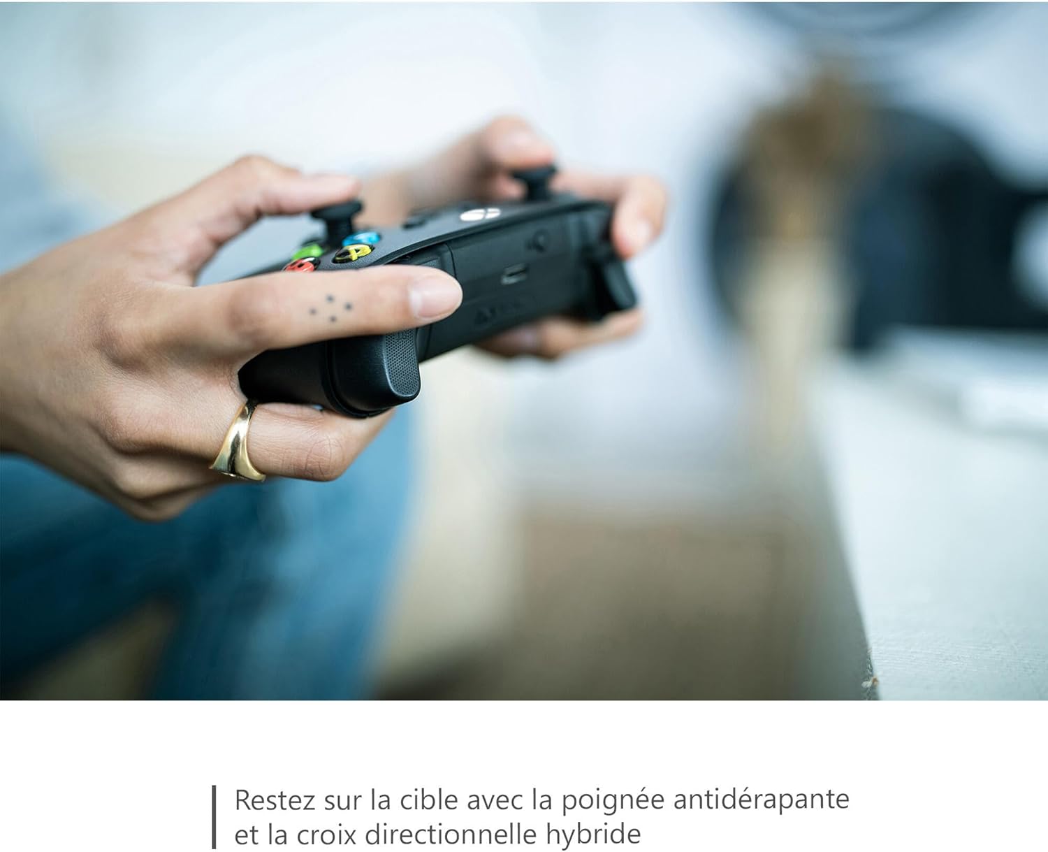Xbox - manette sans fil Carbon Black - ergonomique - multi-plateforme