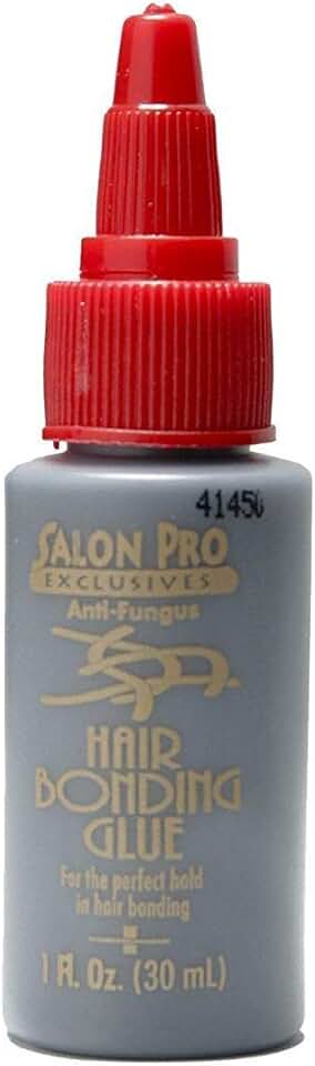Salon Pro - Colle extension cheveux - 1fl oz - Noir, fixation forte