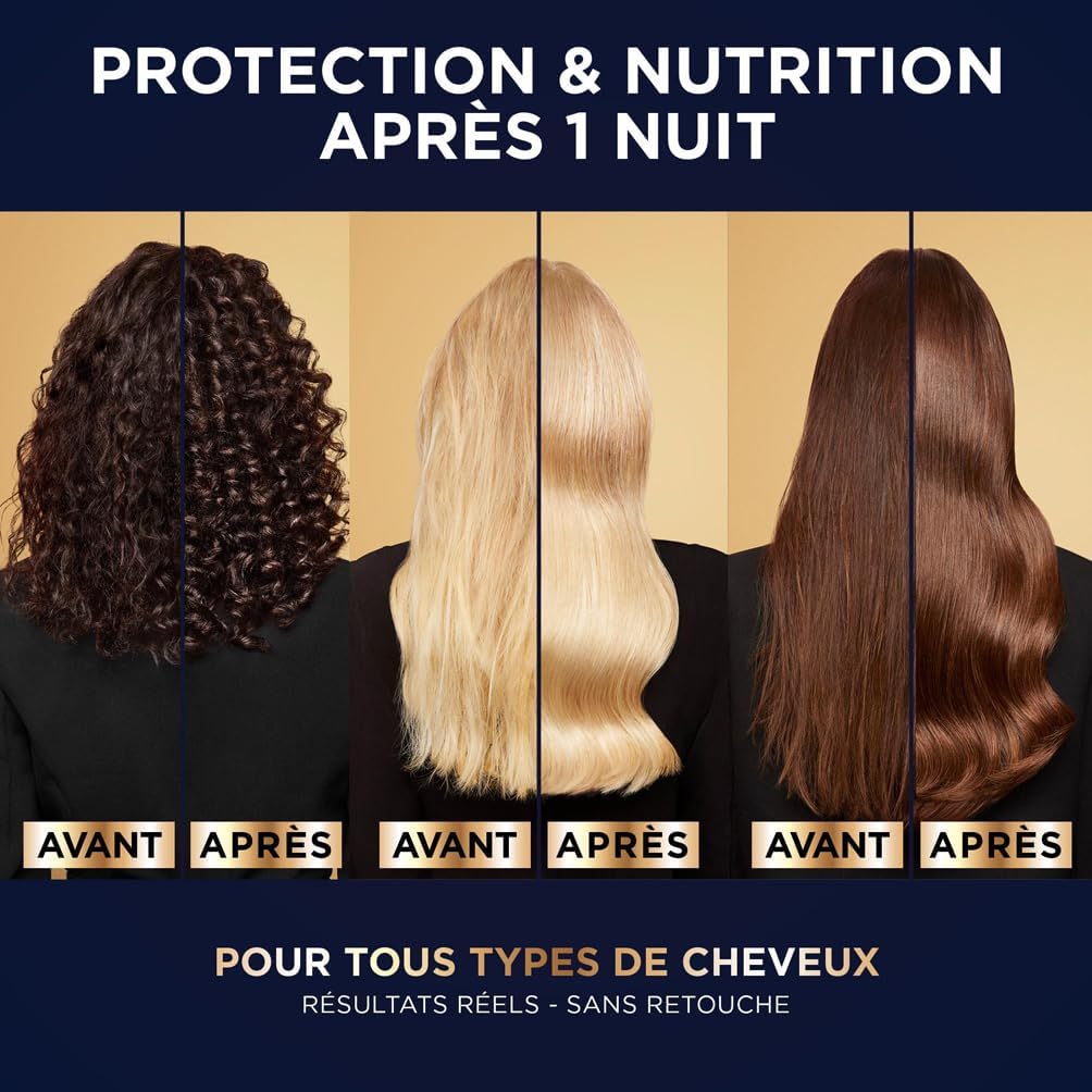 L'Oréal Paris - Elseve Huile Extraordinaire - 100ml - Sérum capillaire nuit cheveux secs, nutrition, sans transfert