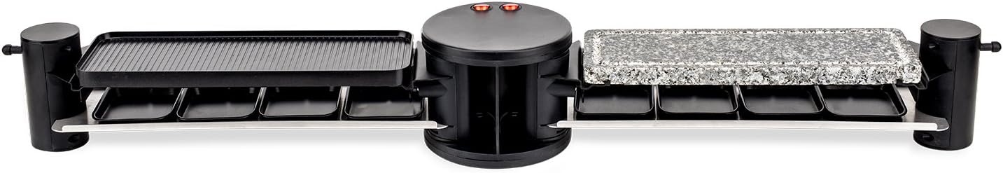 H.Koenig - Raclette multifonction 8 pers, modulable, pierre, RP360