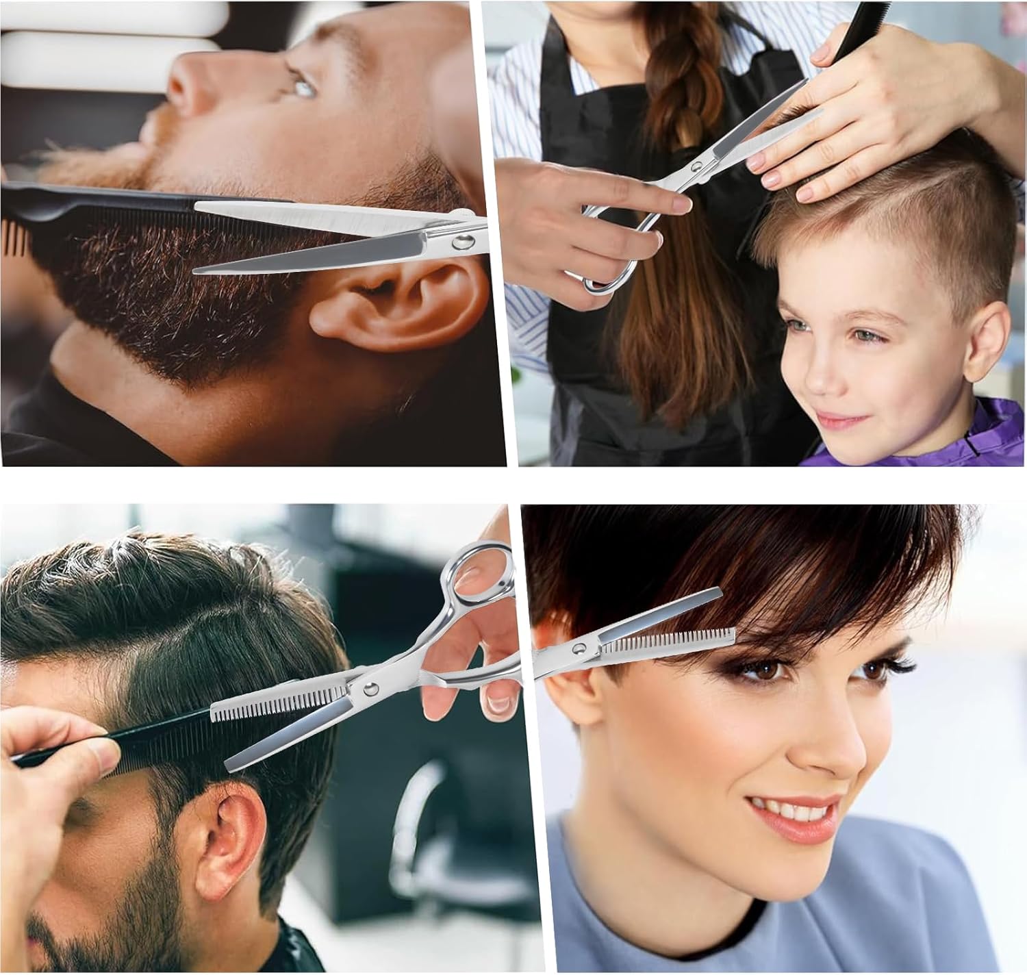 Hengxinchen - Set 9 ciseaux coiffure 6.7