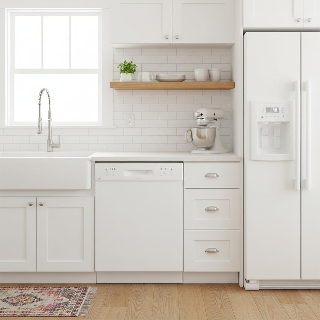 Edesa - lave-vaisselle série EDW - 60 cm - 6 programmes, blanc, classe E, EDW-6130 WH