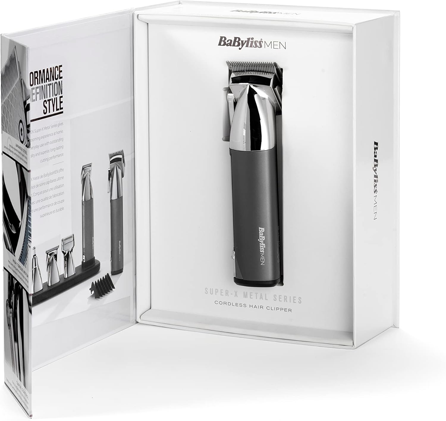 BaByliss - Super-X Metal - sans fil, acier japonais, digital, E996E
