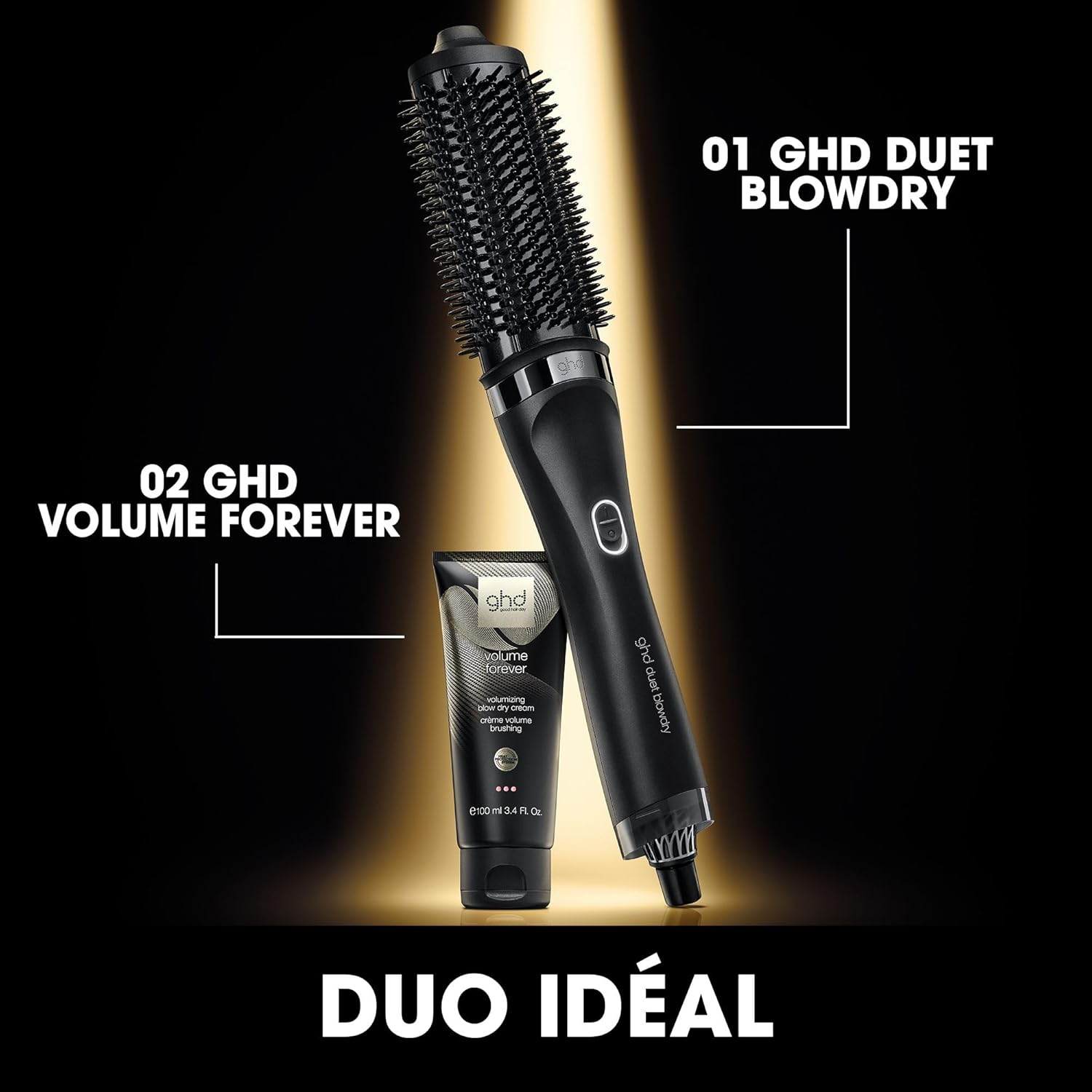 ghd - Brosse Duet Blowdry - sèche et coiffe sans dommage - volume x3