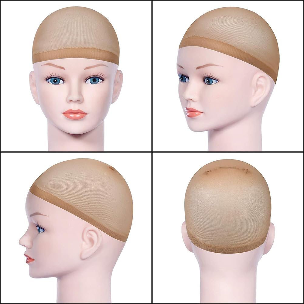 URAQT - Casquettes Filet Neutres - 8 pièces - Bonnet unisexe pour perruque