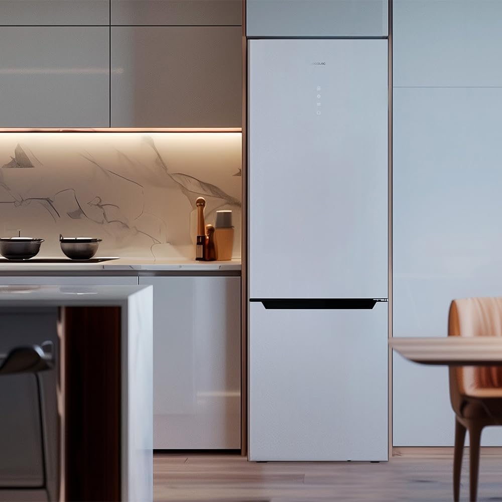 Cecotec - Bolero CoolMarket Combi 356 - 356L - No Frost, Multi Airflow, porte réversible