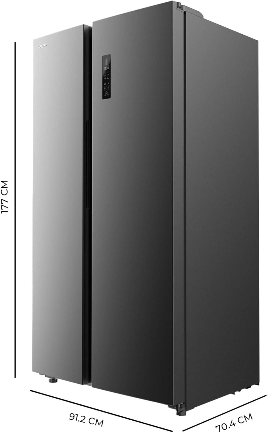 Cecotec - Bolero CoolMarket SBS 562 - 562L - No Frost, LED, porte réversible, mode vacances, inverter - SBS 562