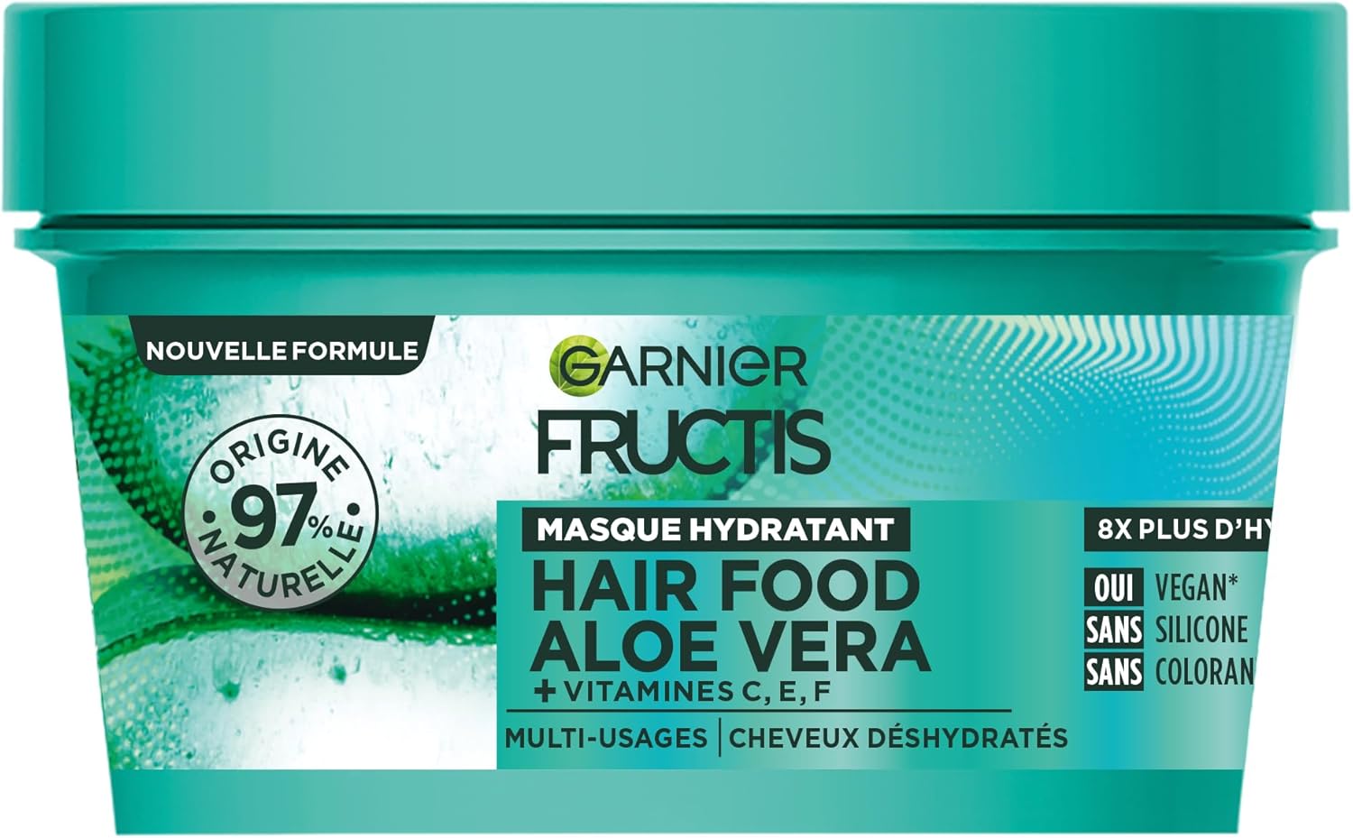 Garnier - Fructis Masque hydratant Aloe Vera 320ml - soin intensif hydratant