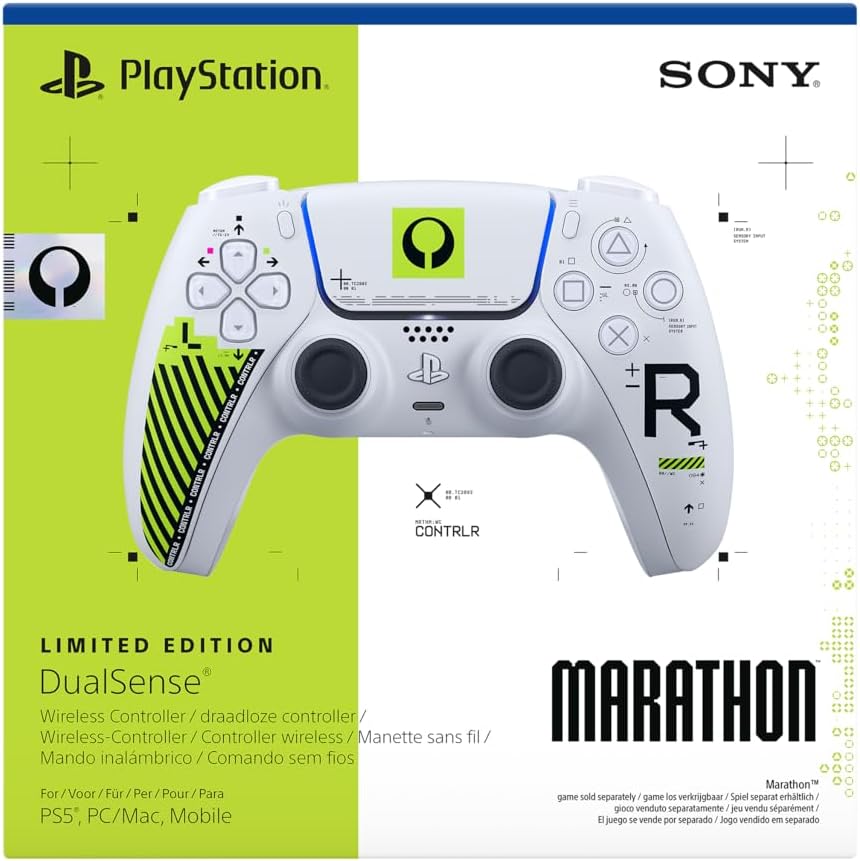 Sony - Manette sans fil DualSense Marathon édition limitée - compatible PS5/PC/Mac/mobile