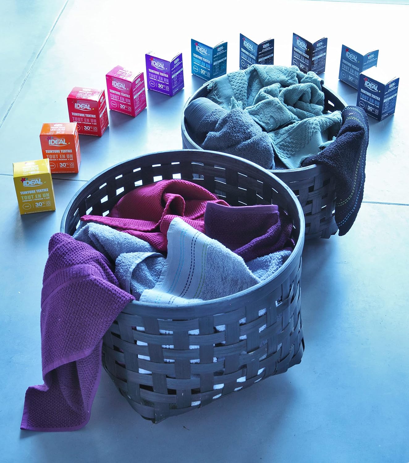 Ideal - Teinture Textile Tout en un - 350g - Rouge intense