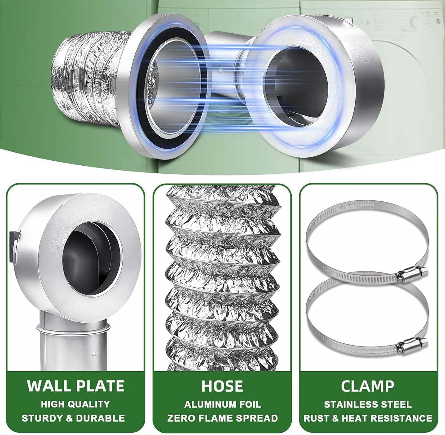 Cocoarm - Raccord magnétique 90° inox, 4 pouces, installation facile