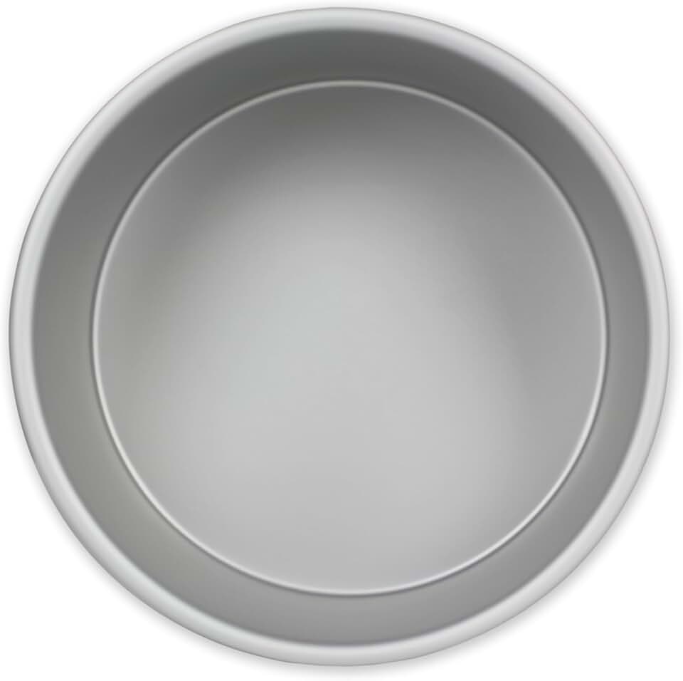 PME - Moule à gâteau rond en aluminium anodisé - 102x102 mm - haute profondeur, argent