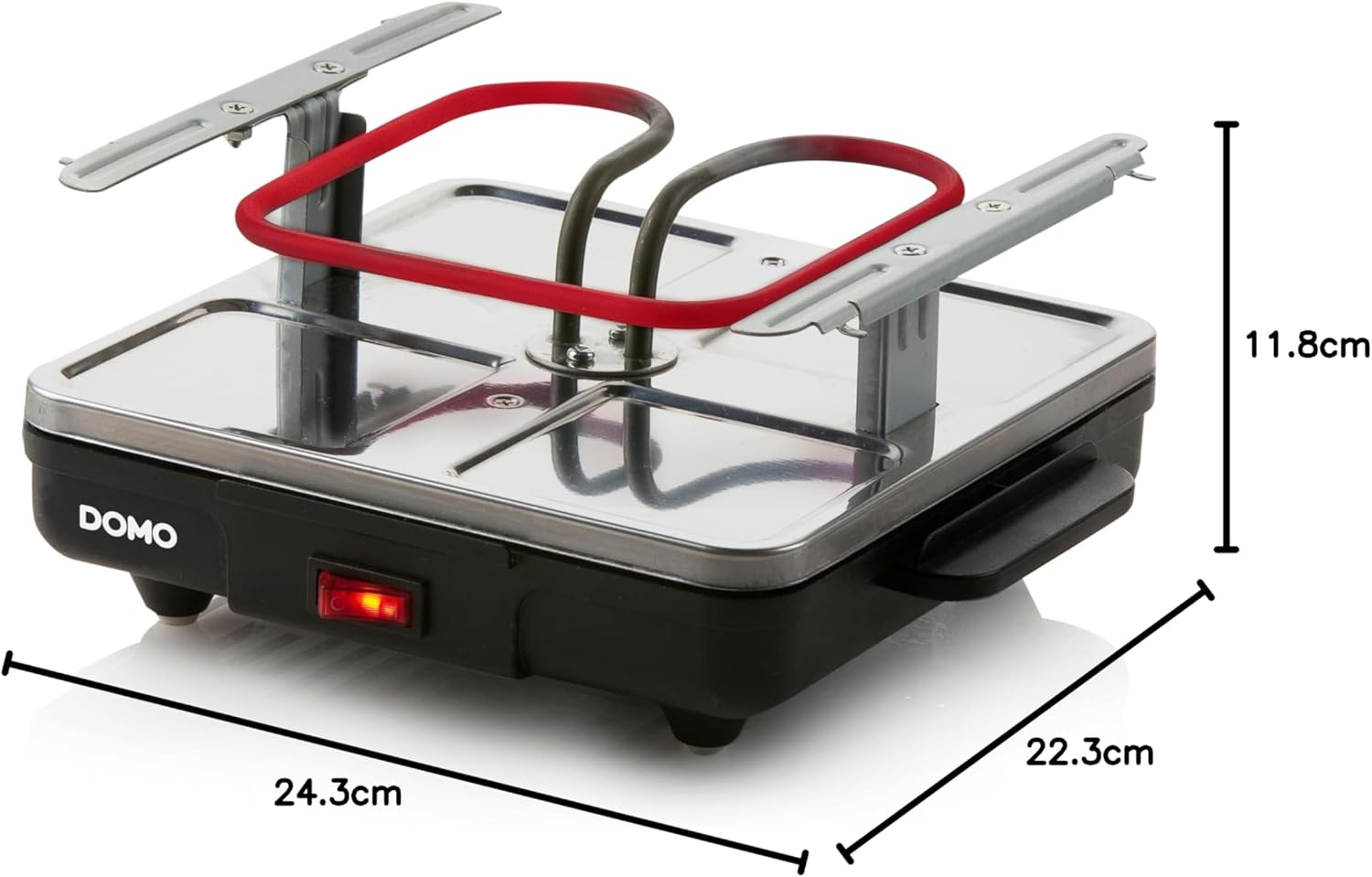 DOMO - raclette Just us - 4 personnes - 600W compact - DO9147G