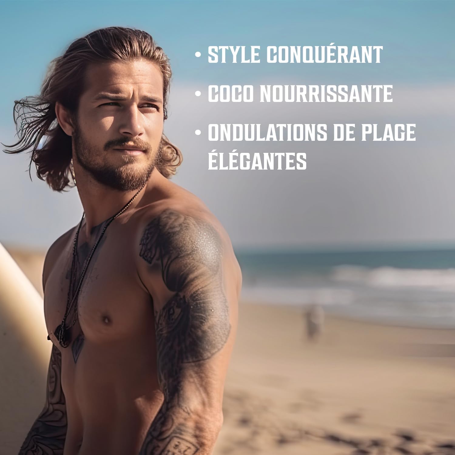 Viking Revolution - Sea Salt Spray homme - 260ml - volume, texture, noix de coco