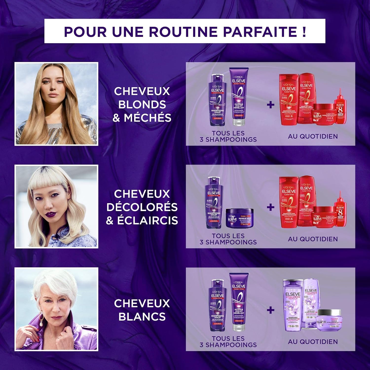 L'Oréal Paris - Elseve Color-Vive - 200ml - Shampooing violet anti-reflets jaunes