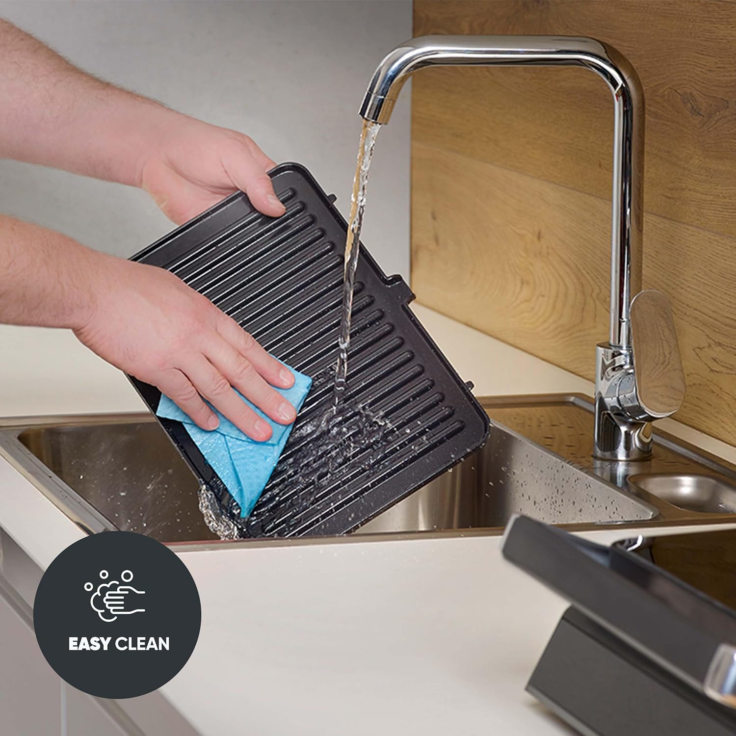 SEVERIN - Comfort Multi-gril, 5 programmes, plaques céramique, noir/inox, KG 2399