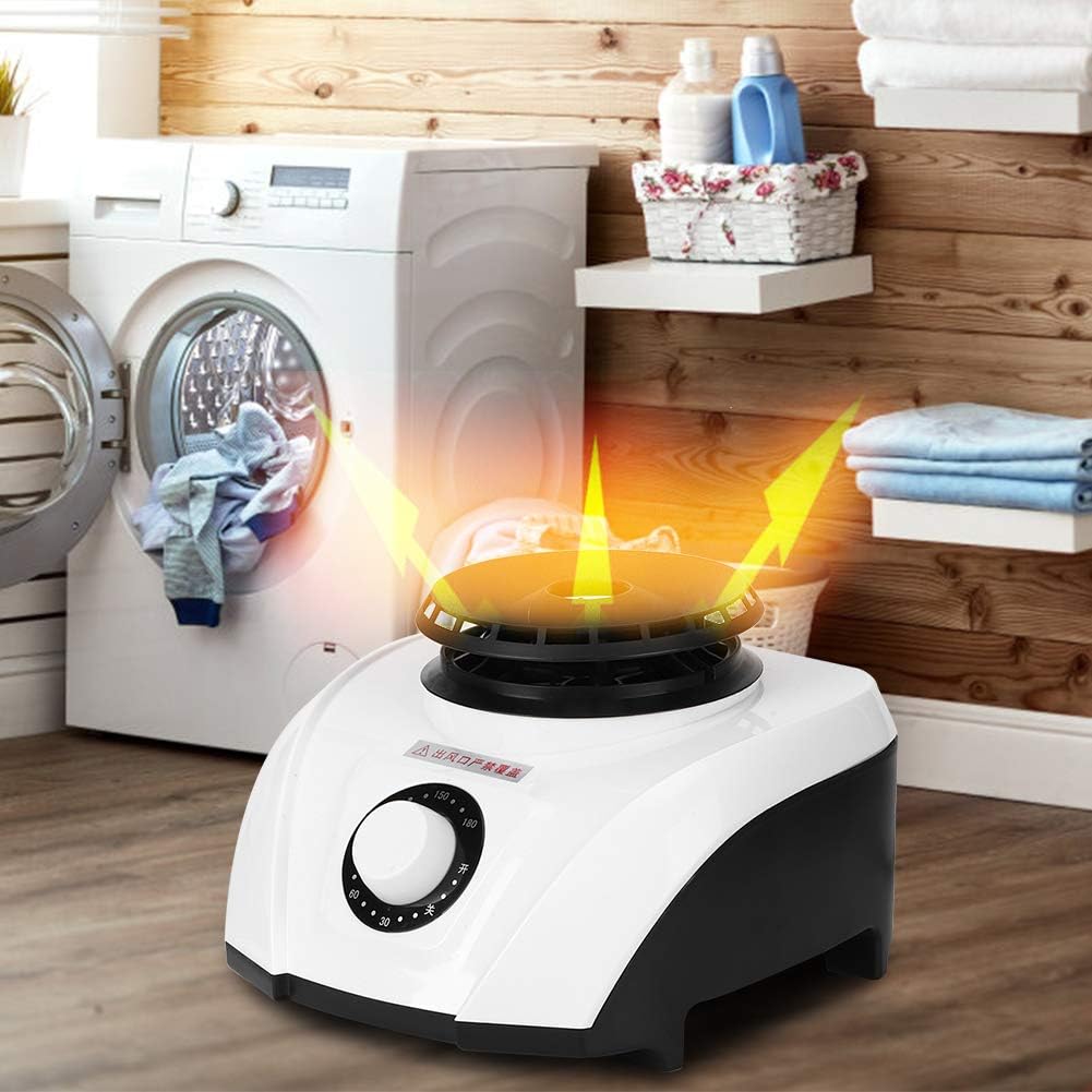 Sèche-linge électrique - 1200 W, grande sortie d'air, sécurité surchauffe