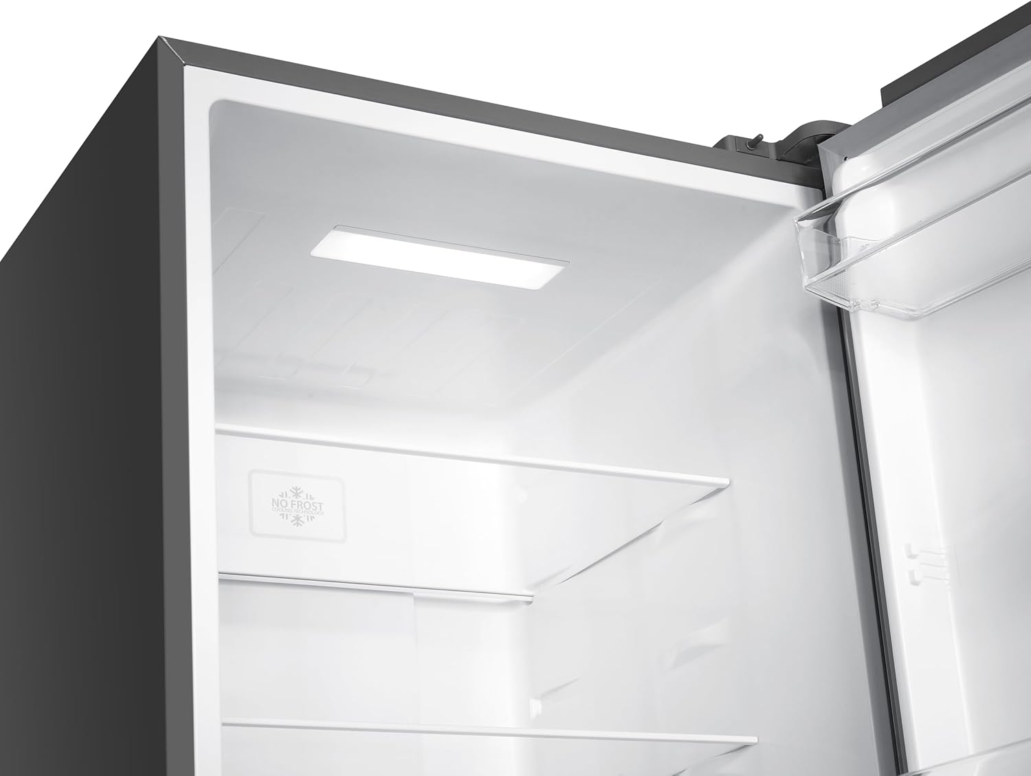 GEDTECH - Réfrigérateur combiné inox 323L No Frost congélateur bas GCB323NFIX