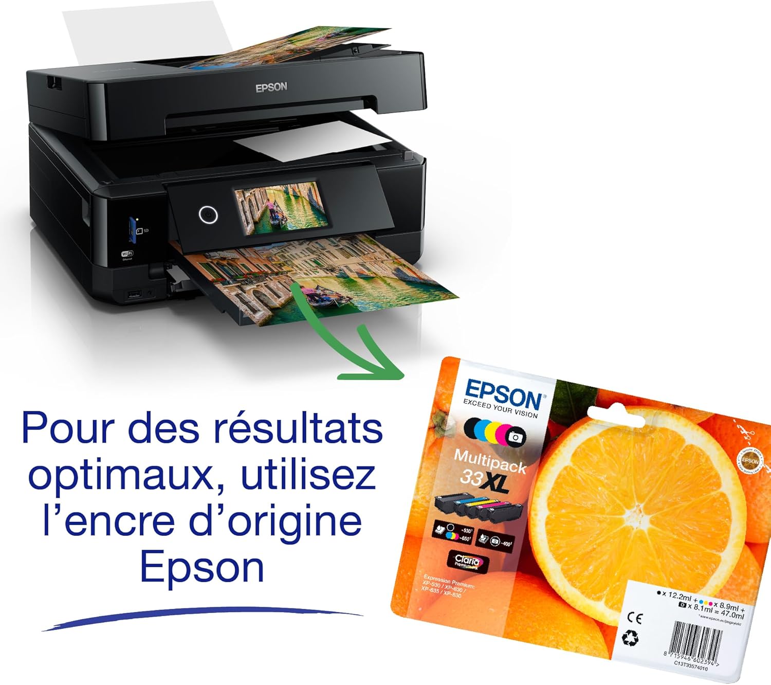 Epson - Expression Premium XP-7100 - A4 - 3-en-1, WiFi, écran tactile, XP-7100