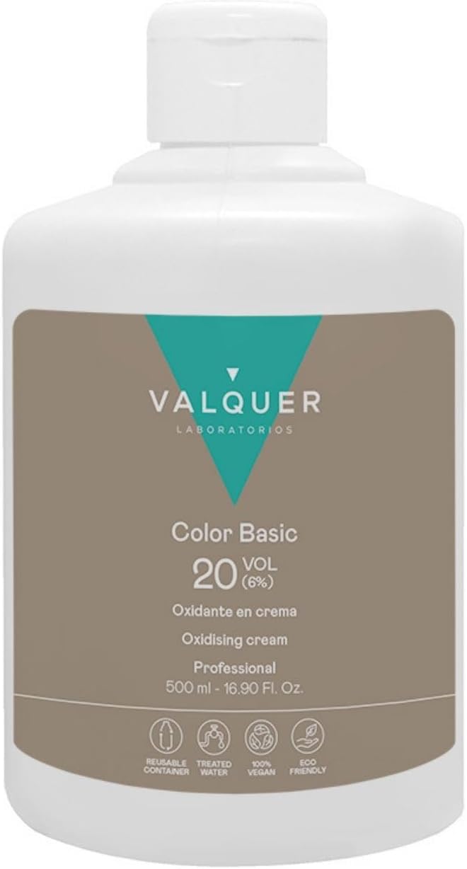 Valquer - Crème Oxydante 500ml - 20 Vol 6% - coloration, vegan