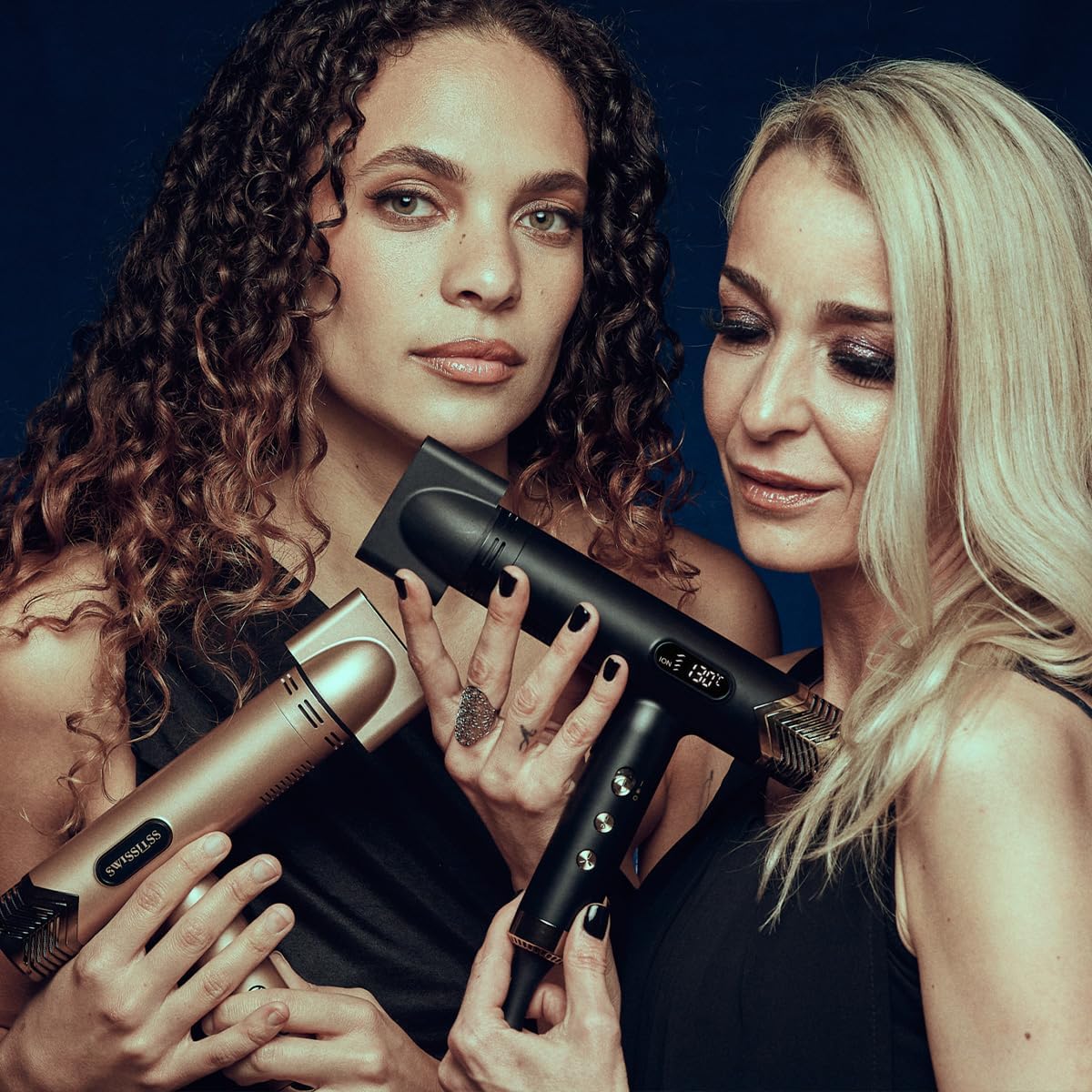 Sèche-cheveux - La Divine Edition Black & Gold - 1800W, moteur brushless 120000tr/min