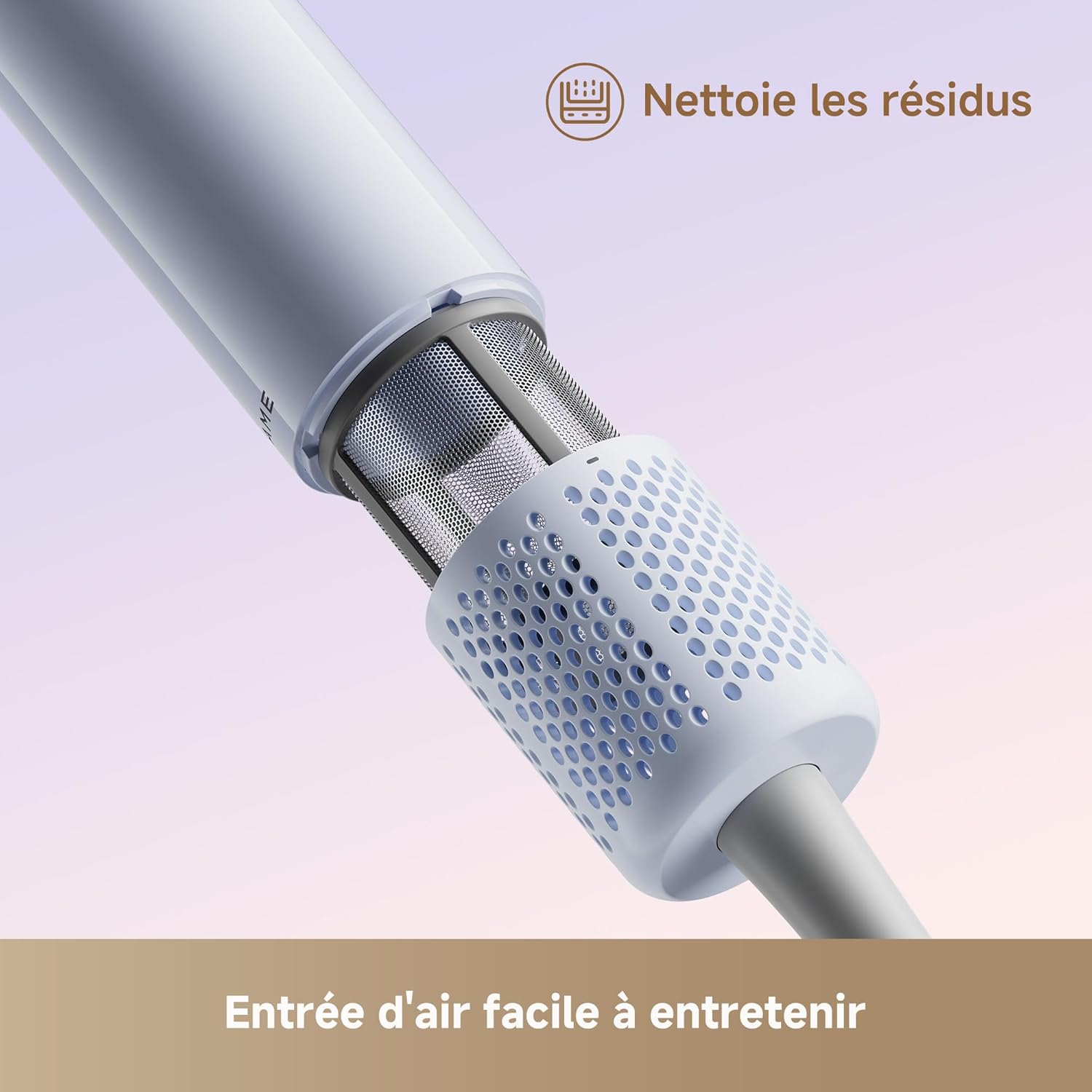 DREAME - Mini Flow - 270g - séchage rapide, moteur 100 000RPM, ions, 5 modes