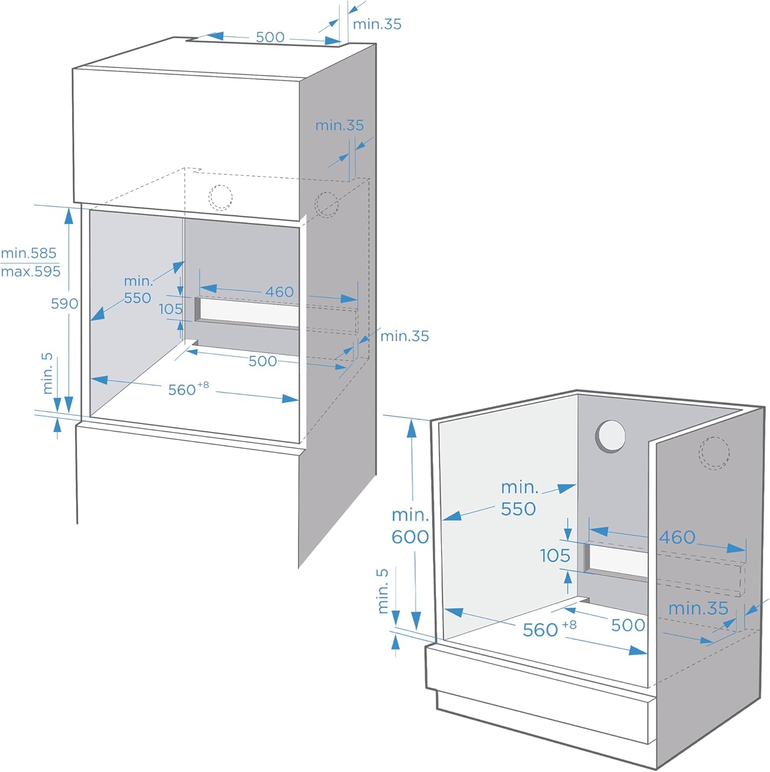Cecotec - Bolero Hexa série - 60cm - 72L, 12 fonctions, Steam Assist, SM406000