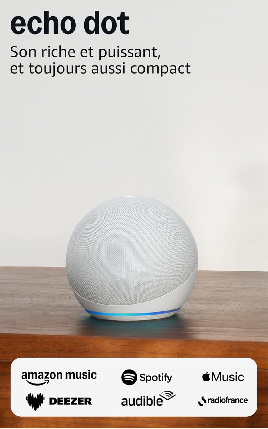 maxi-dealzz - Echo Dot (Nouvelle génération) - Compact - Son puissant, Bluetooth, Wi-Fi, Alexa