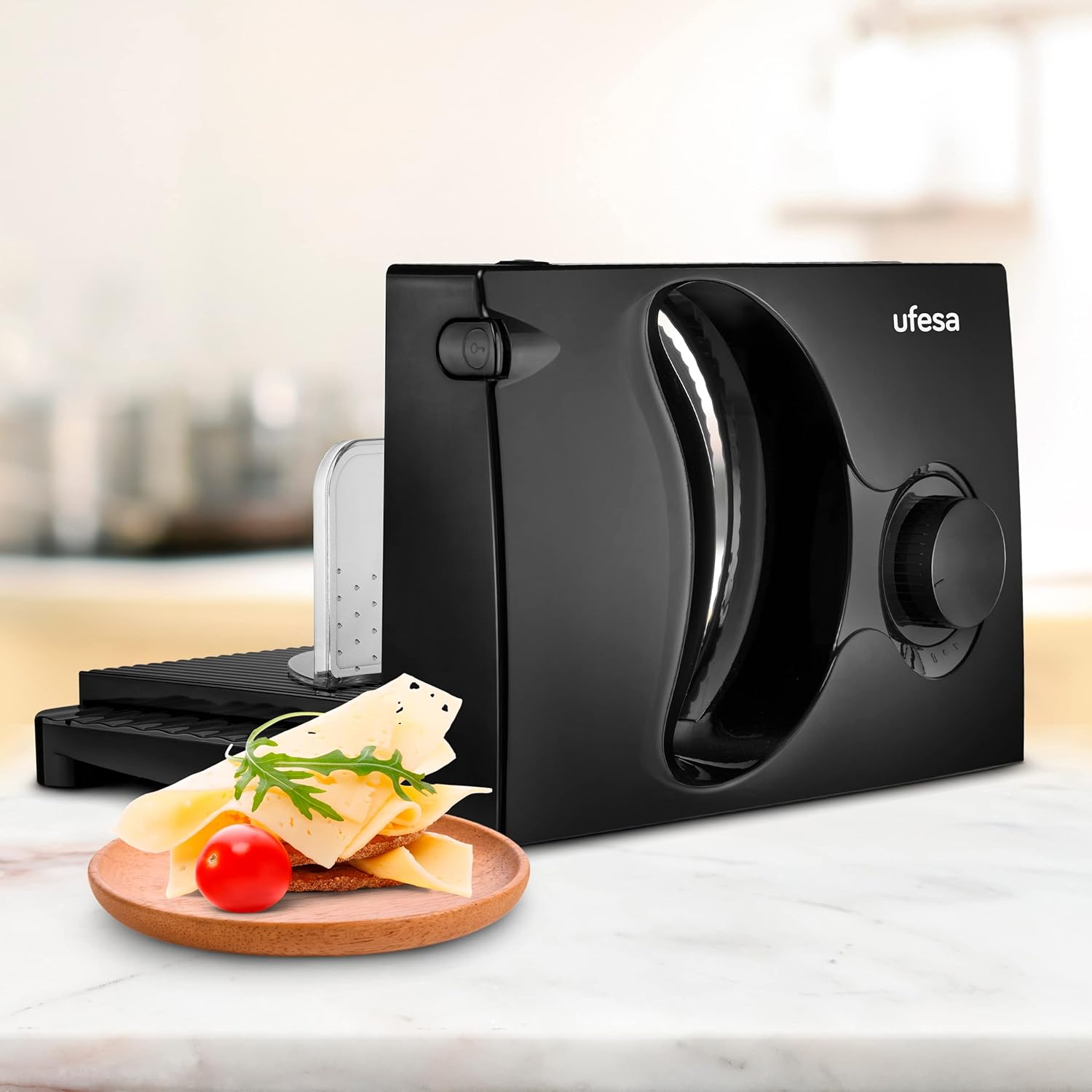 Ufesa - Katana trancheuse 170mm, épaisseur réglable, inox, CF0918