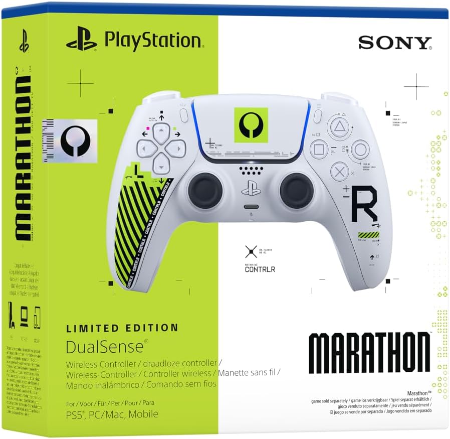 Sony - Manette sans fil DualSense Marathon édition limitée - compatible PS5/PC/Mac/mobile