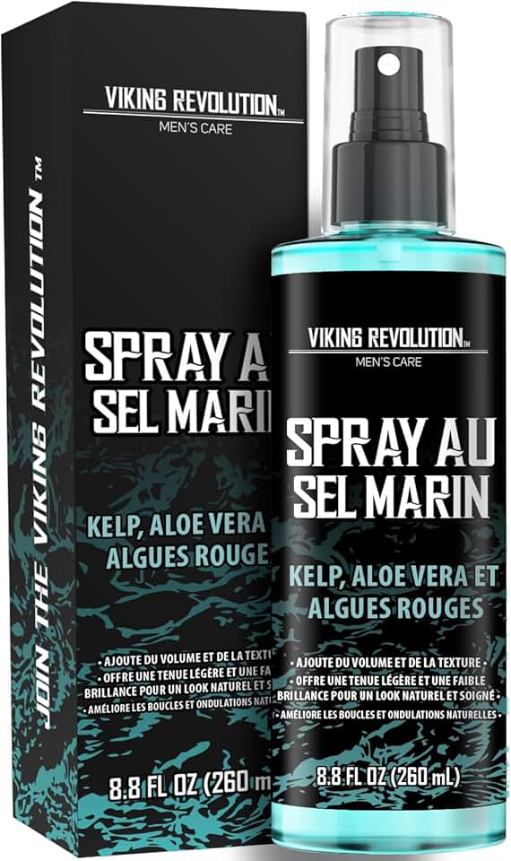 Viking - Sea Salt Spray homme - 260ml - volume, texture, extraits algues