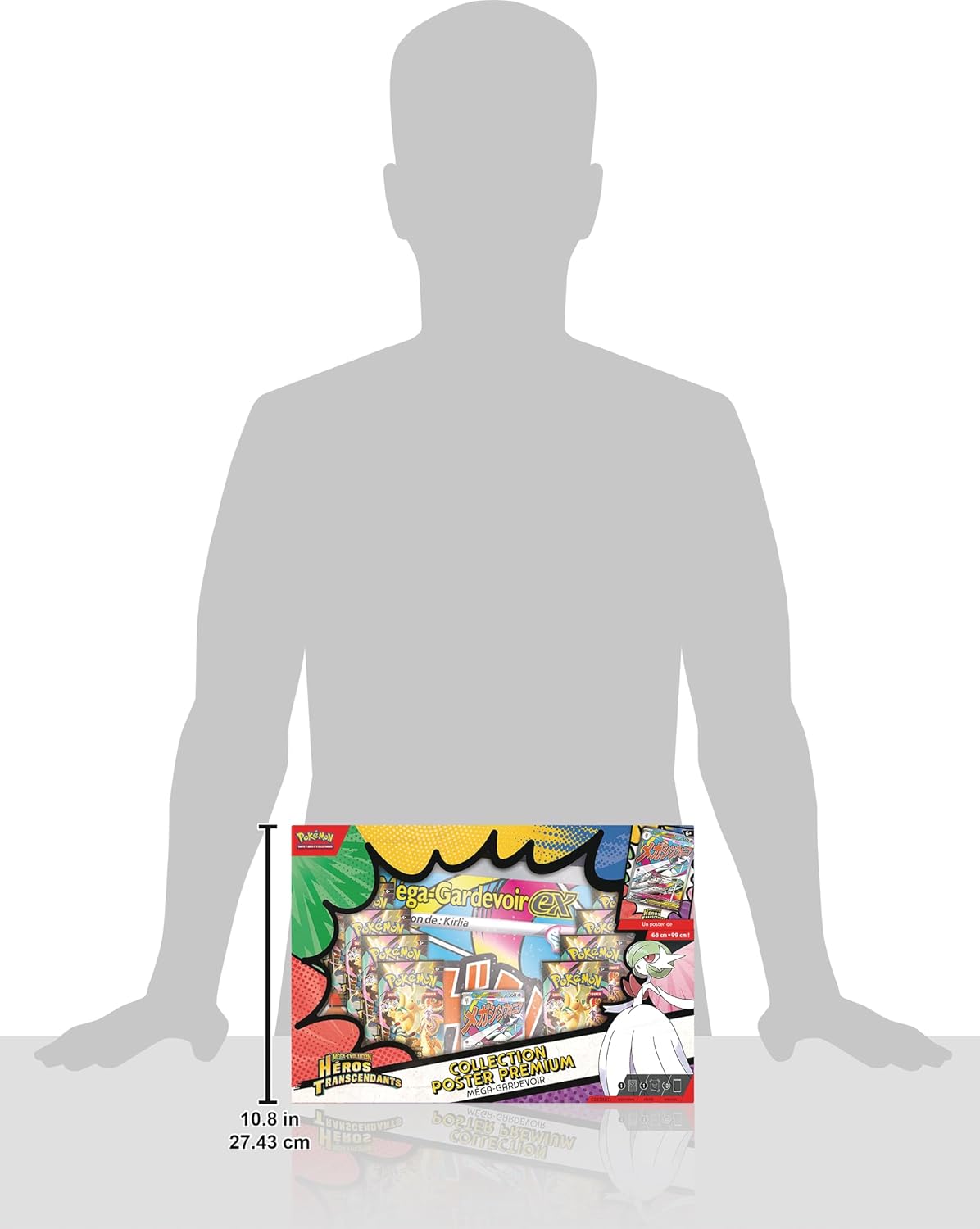 Pokémon - Collection Premium Méga-Évolution - poster + 10 boosters - carte brillante exclusive