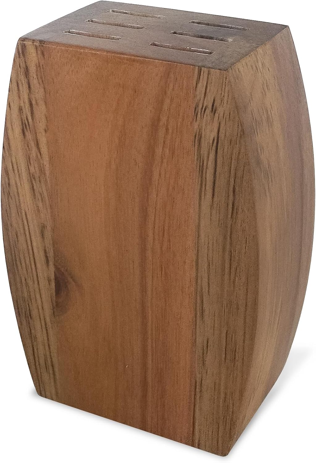 Lou Laguiole - Jet Bloc 6 couteaux steak, inox 13 C, 9x5x12 cm, bois