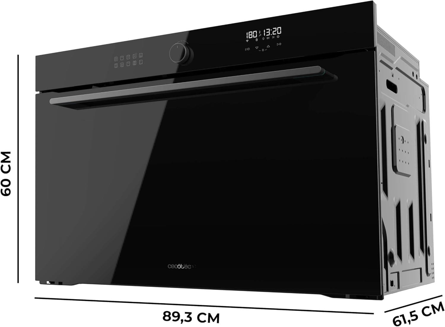 Cecotec - Four encastrable Airfryer - 13,3L - 11 fonctions, classe A, Hexa AF319000