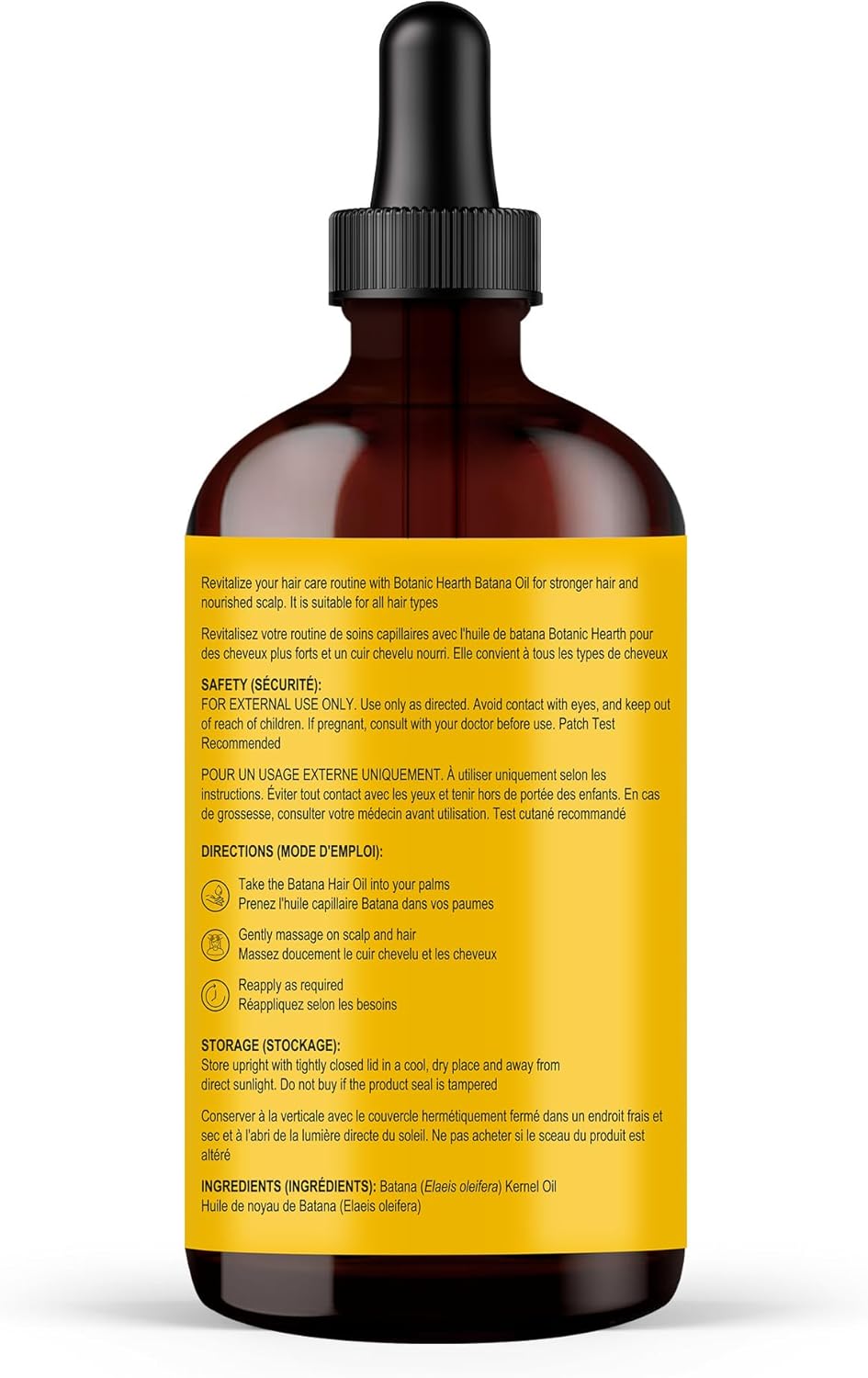 Dr Sebi - Huile botanique légère - 59,1 ml - 100% pure, non raffinée