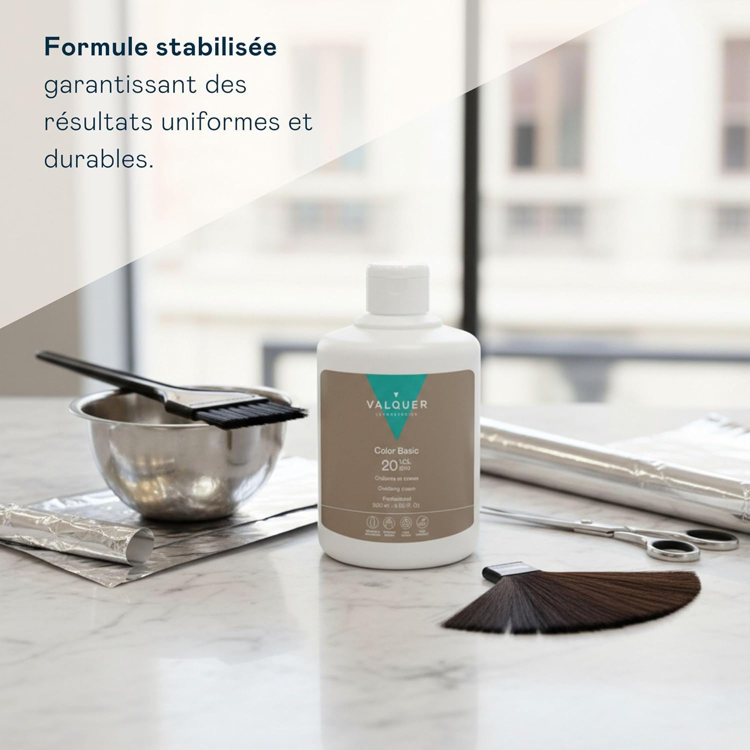 Valquer - Crème Oxydante 500ml - 20 Vol 6% - coloration, vegan