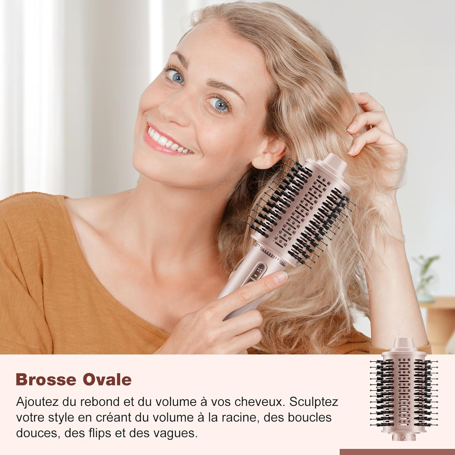 7MAGIC - Air Styler 7 en 1 - multifonction, ionique, coiffure, voyage
