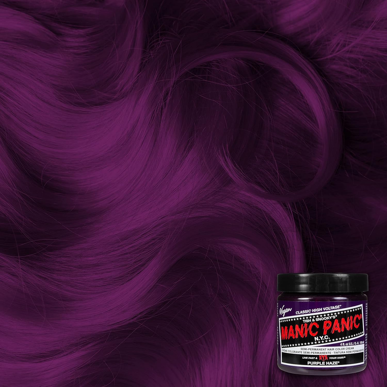 Manic Panic - Purple Haze Classic Creme - 2x118ml - vegan, semi-permanent, cruelty free