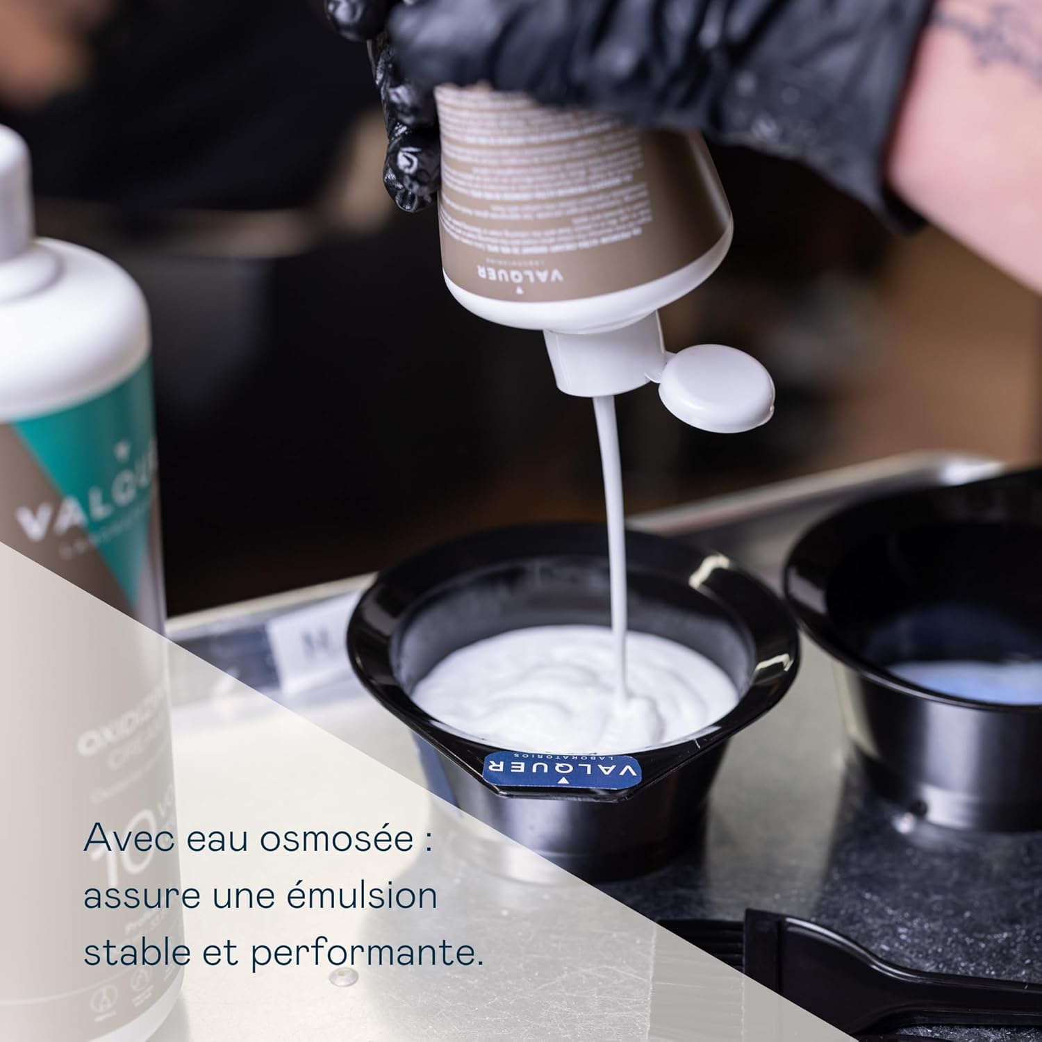 VALQUER - Eau Oxygénée 20 Volumes - 1L - crème oxydante 6%, vegan