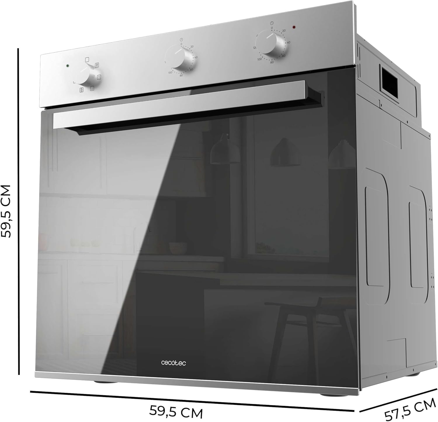 Cecotec - Bolero Hexa série - 70L, 6 fonctions, classe A, 2800W, M236000