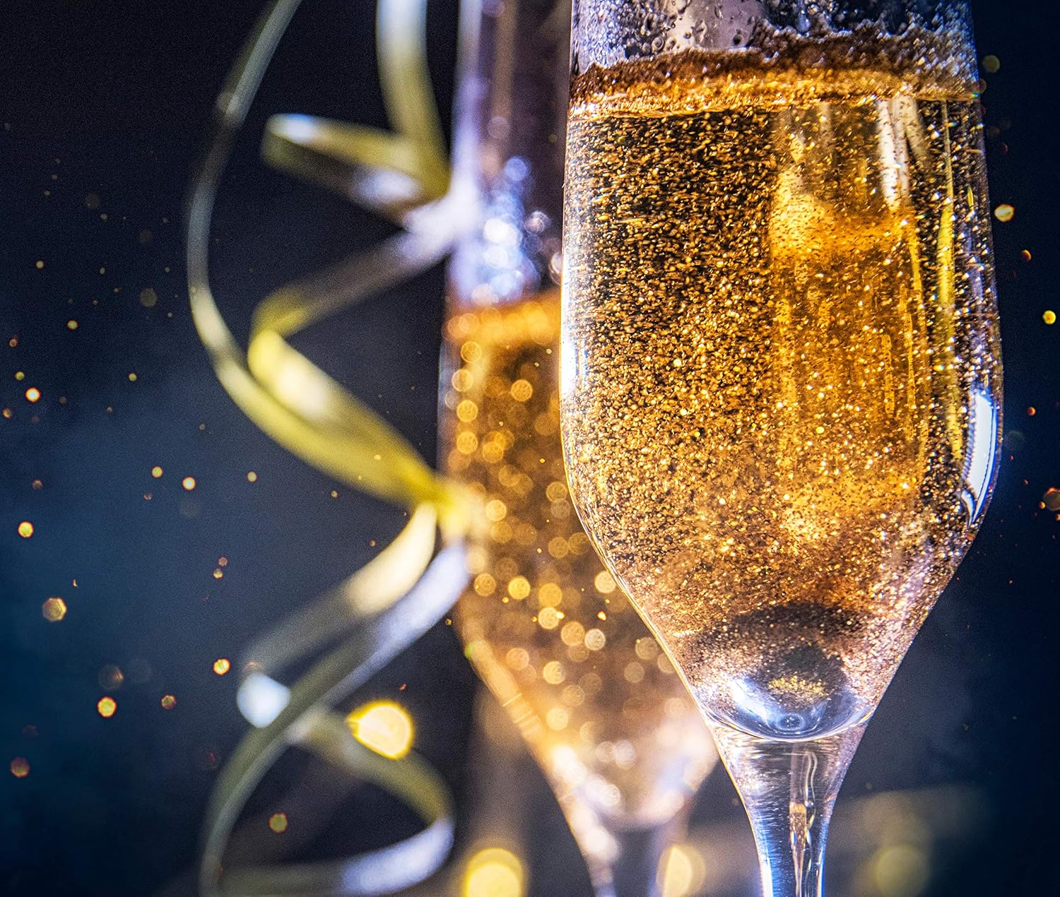 Alpina - Flûtes à champagne - 220ml - lot de 6 verres élégants