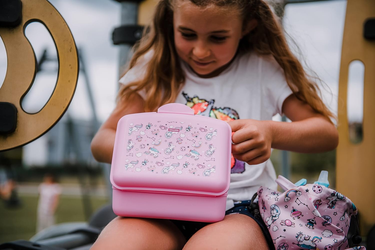 NERTHUS - boîte à lunch enfants licorne, légère, facile à nettoyer, FIH 922