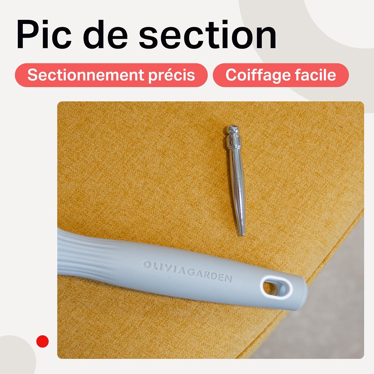 Olivia Garden - Expert Blowout Shine - ronde céramique antistatique - brushing brillant sans frisottis